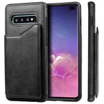 Custodia portafoglio in ecopelle con slot carte per Samsung