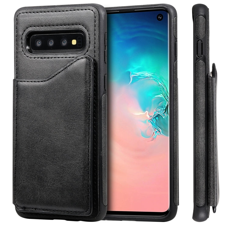 Custodia portafoglio in ecopelle con slot carte per Samsung