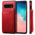 Custodia portafoglio antiurto con slot carte per Samsung