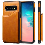 Custodia portafoglio antiurto con slot carte per Samsung