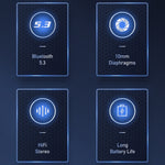 Auricolari Bluetooth da gioco wireless awei T52, T52