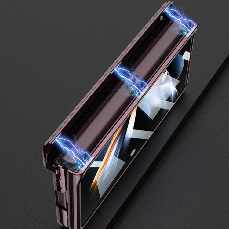Custodia per telefono pieghevole fantasma con cerniera magnetica GKK, For Samsung Galaxy Z Fold4