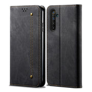 Custodia in pelle a conchiglia orizzontale in stile casual con texture denim con supporto, slot per schede e portafoglio, For OPPO Realme 6 Pro, For OPPO Reno 3 Pro, For Vivo S6, For Xiaomi Redmi K30 Pro / POCO F2, For Galaxy M31                       ...