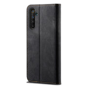 Custodia in pelle a conchiglia orizzontale in stile casual con texture denim con supporto, slot per schede e portafoglio, For OPPO Realme 6 Pro, For OPPO Reno 3 Pro, For Vivo S6, For Xiaomi Redmi K30 Pro / POCO F2, For Galaxy M31                       ...