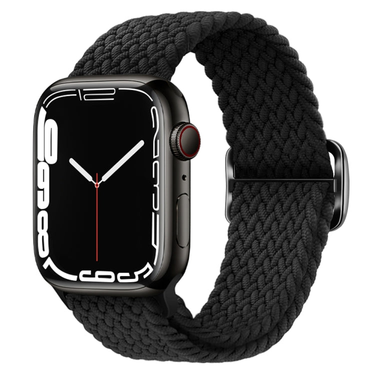 Cinturino per orologio intrecciato in nylon con fibbia, For Apple Watch Ultra 49mm / Series 8&7 45mm / SE 2&6&SE&5&4 44mm / 3&2&1 42mm