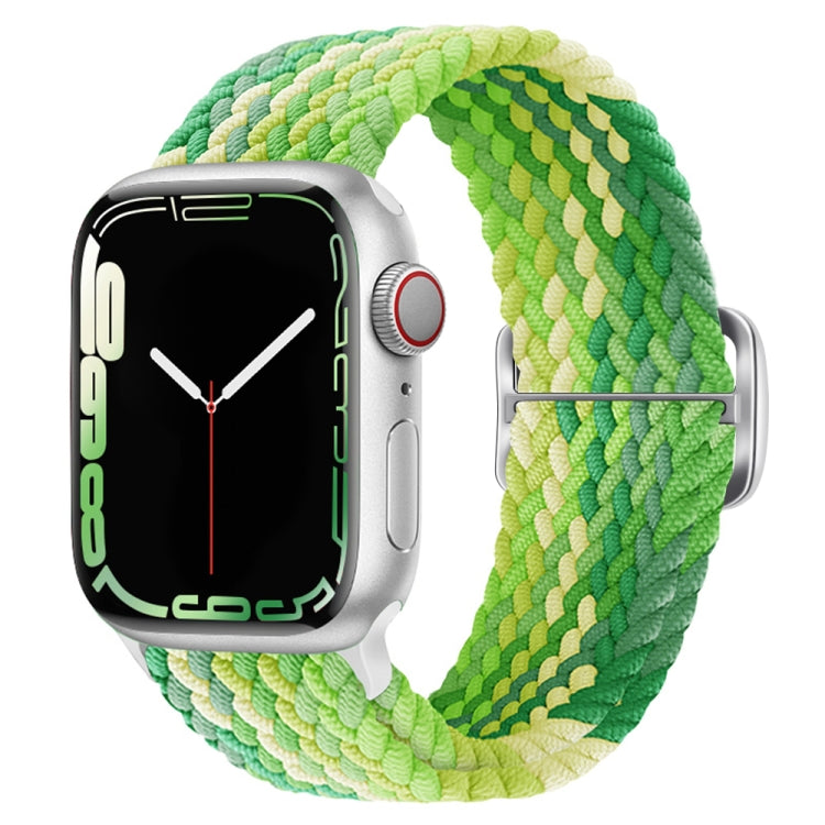 Cinturino per orologio intrecciato in nylon con fibbia, For Apple Watch Ultra 49mm / Series 8&7 45mm / SE 2&6&SE&5&4 44mm / 3&2&1 42mm