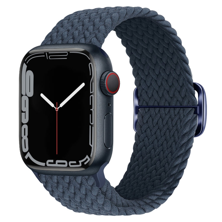 Cinturino per orologio intrecciato in nylon con fibbia, For Apple Watch Ultra 49mm / Series 8&7 45mm / SE 2&6&SE&5&4 44mm / 3&2&1 42mm