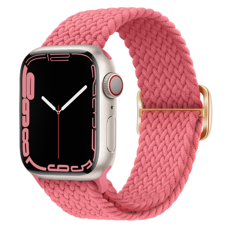 Cinturino per orologio intrecciato in nylon con fibbia, For Apple Watch Ultra 49mm / Series 8&7 45mm / SE 2&6&SE&5&4 44mm / 3&2&1 42mm
