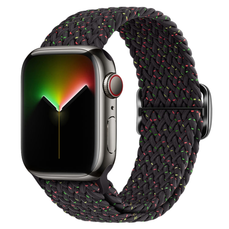 Cinturino per orologio intrecciato in nylon con fibbia, For Apple Watch Ultra 49mm / Series 8&7 45mm / SE 2&6&SE&5&4 44mm / 3&2&1 42mm