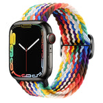 Cinturino per orologio intrecciato in nylon con fibbia, For Apple Watch Series 8&7 41mm / SE 2