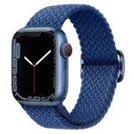 Cinturino per orologio intrecciato in nylon con fibbia, For Apple Watch Series 8&7 41mm / SE 2&6&SE&5&4 40mm / 3&2&1 38mm