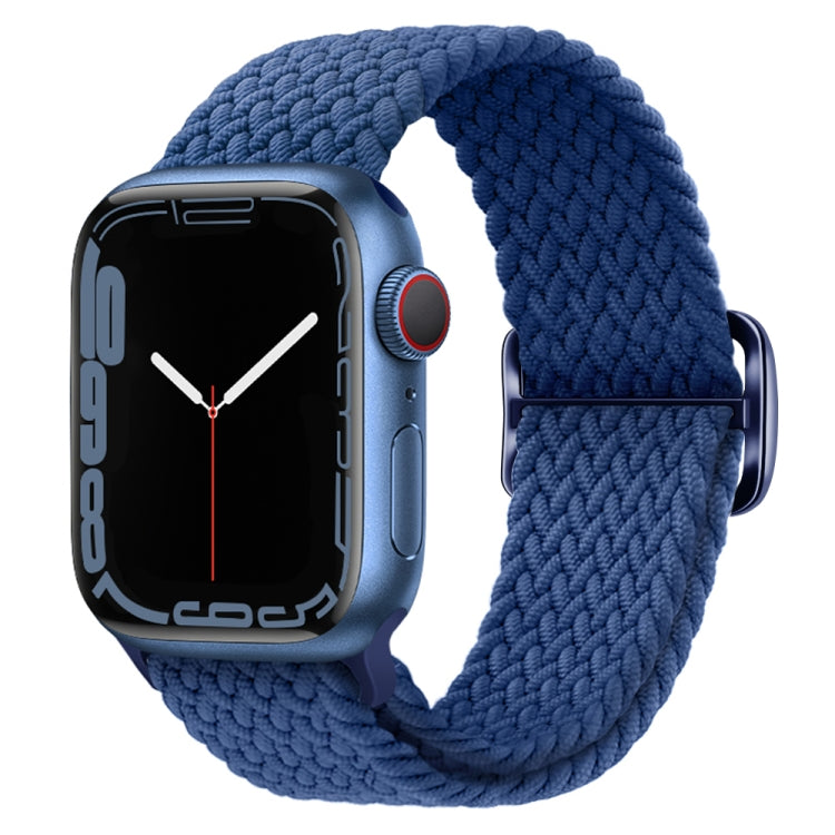 Cinturino per orologio intrecciato in nylon con fibbia, For Apple Watch Series 8&7 41mm / SE 2&6&SE&5&4 40mm / 3&2&1 38mm
