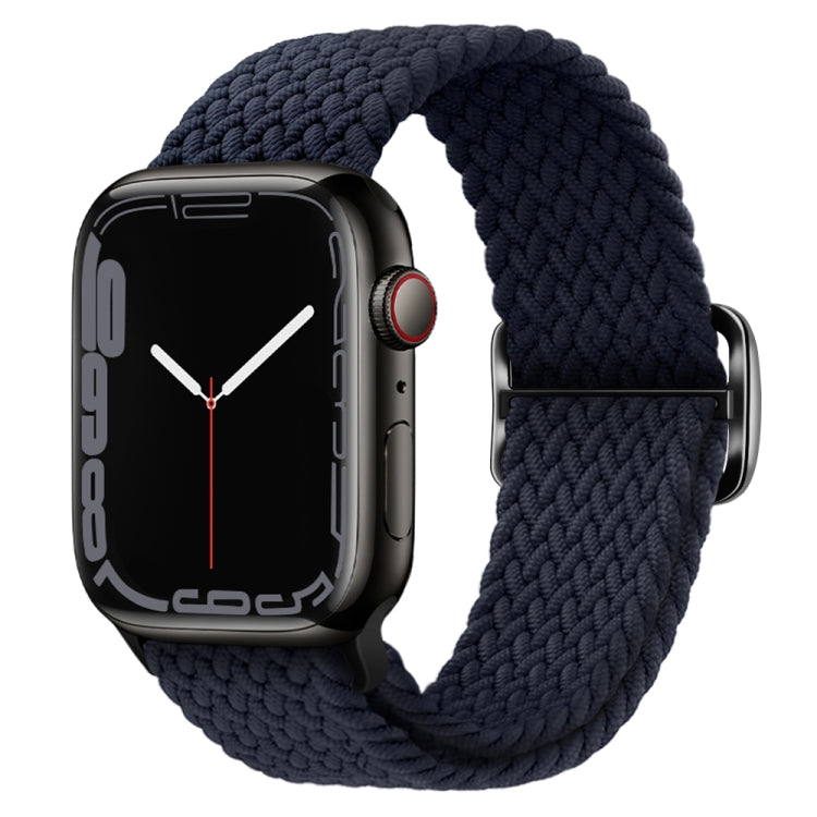 Cinturino per orologio intrecciato in nylon con fibbia, For Apple Watch Series 8&7 41mm / SE 2&6&SE&5&4 40mm / 3&2&1 38mm