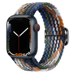 Cinturino per orologio intrecciato in nylon con fibbia, For Apple Watch Series 8&7 41mm / SE 2&6&SE&5&4 40mm / 3&2&1 38mm