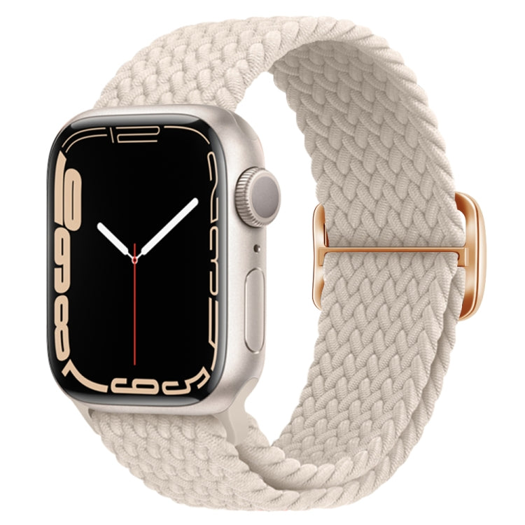 Cinturino per orologio intrecciato in nylon con fibbia, For Apple Watch Series 8&7 41mm / SE 2&6&SE&5&4 40mm / 3&2&1 38mm