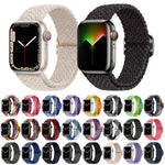 Cinturino per orologio intrecciato in nylon con fibbia, For Apple Watch Series 8&7 41mm / SE 2