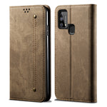 Custodia portafoglio in pelle con slot carte per smartphone