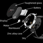 KS02 Smart Watch da 1,32 pollici supporta il rilevamento della glicemia, il rilevamento della pressione sanguigna, il rilevamento dell'ossigeno nel sangue, KS02