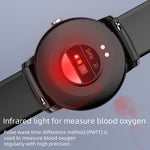 KS02 Smart Watch da 1,32 pollici supporta il rilevamento della glicemia, il rilevamento della pressione sanguigna, il rilevamento dell'ossigeno nel sangue, KS02