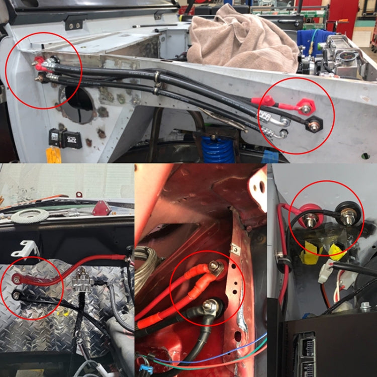 1 paio di connettori terminali batteria per caricabatteria per auto, 1 Pair