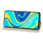 Custodia in pelle PU con vibrazione orizzontale in rilievo rosa con supporto, slot per carte e portafoglio, For Xiaomi Redmi Note 9 Pro, For Huawei P40, For Huawei P40 Lite, For Galaxy M31