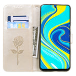 Custodia in pelle PU con vibrazione orizzontale in rilievo rosa con supporto, slot per carte e portafoglio, For Xiaomi Redmi Note 9 Pro, For Huawei P40, For Huawei P40 Lite, For Galaxy M31
