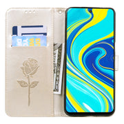 Custodia in pelle PU con vibrazione orizzontale in rilievo rosa con supporto, slot per carte e portafoglio, For Xiaomi Redmi Note 9 Pro, For Huawei P40, For Huawei P40 Lite, For Huawei P40 Pro
