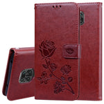 Custodia in pelle PU con vibrazione orizzontale in rilievo rosa con supporto, slot per carte e portafoglio, For Xiaomi Redmi Note 9 Pro, For Huawei P40, For Huawei P40 Lite, For Galaxy M31