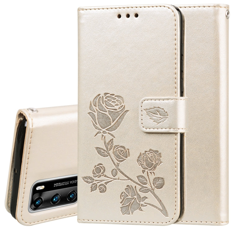 Custodia in pelle PU con vibrazione orizzontale in rilievo rosa con supporto, slot per carte e portafoglio, For Xiaomi Redmi Note 9 Pro, For Huawei P40, For Huawei P40 Lite, For Galaxy M31