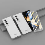 Custodia a libro per telefono a copertura totale ultrasottile integrata GKK, For Samsung Galaxy Z Fold4