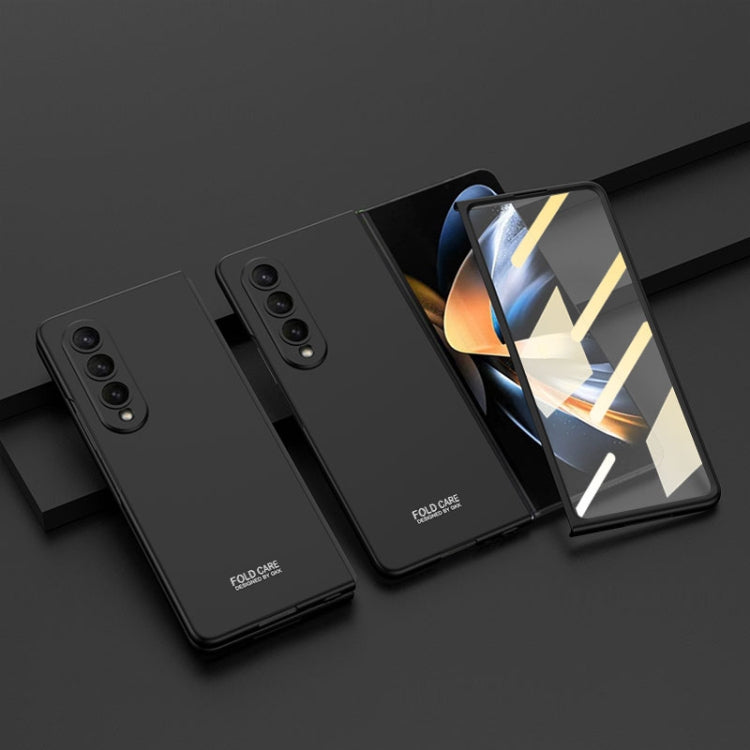 Custodia a libro per telefono a copertura totale ultrasottile integrata GKK, For Samsung Galaxy Z Fold4