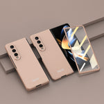 Custodia a libro per telefono a copertura totale ultrasottile integrata GKK, For Samsung Galaxy Z Fold4