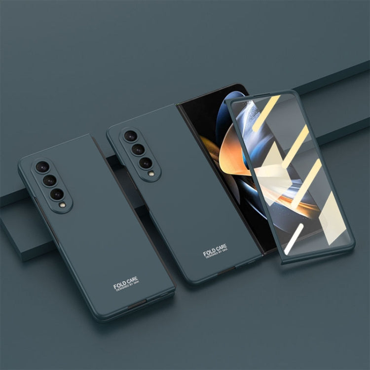 Custodia a libro per telefono a copertura totale ultrasottile integrata GKK, For Samsung Galaxy Z Fold4