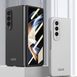 Custodia a libro per telefono a copertura totale ultrasottile integrata GKK, For Samsung Galaxy Z Fold4