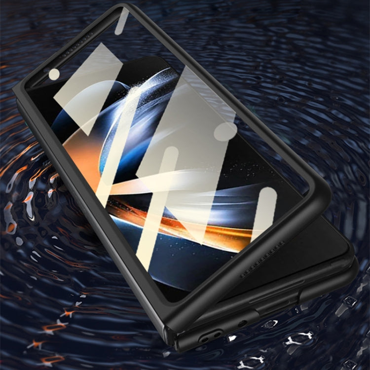 Custodia a libro per telefono a copertura totale ultrasottile integrata GKK, For Samsung Galaxy Z Fold4