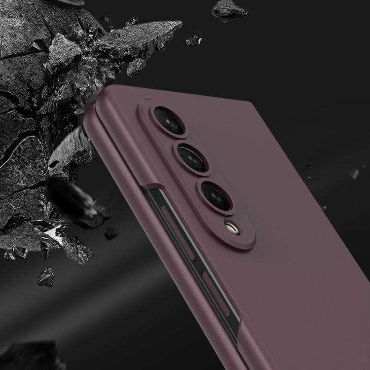 Custodia a libro per telefono a copertura totale ultrasottile integrata GKK, For Samsung Galaxy Z Fold4