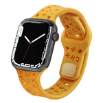 Cinturino per orologio in silicone con lettere inglesi, For Apple Watch Ultra 49mm / Series 8&7 45mm / SE 2&6&SE&5&4 44mm / 3&2&1 42mm, For Apple Watch Series 8&7 41mm / SE 2&6&SE&5&4 40mm / 3&2&1 38mm