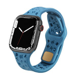 Cinturino per orologio in silicone con lettere inglesi, For Apple Watch Ultra 49mm / Series 8&7 45mm / SE 2&6&SE&5&4 44mm / 3&2&1 42mm, For Apple Watch Series 8&7 41mm / SE 2&6&SE&5&4 40mm / 3&2&1 38mm