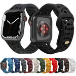 Cinturino per orologio in silicone con lettere inglesi, For Apple Watch Ultra 49mm / Series 8&7 45mm / SE 2&6&SE&5&4 44mm / 3&2&1 42mm, For Apple Watch Series 8&7 41mm / SE 2&6&SE&5&4 40mm / 3&2&1 38mm