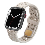 Cinturino per orologio in silicone con lettere inglesi, For Apple Watch Ultra 49mm / Series 8&7 45mm / SE 2&6&SE&5&4 44mm / 3&2&1 42mm, For Apple Watch Series 8&7 41mm / SE 2&6&SE&5&4 40mm / 3&2&1 38mm
