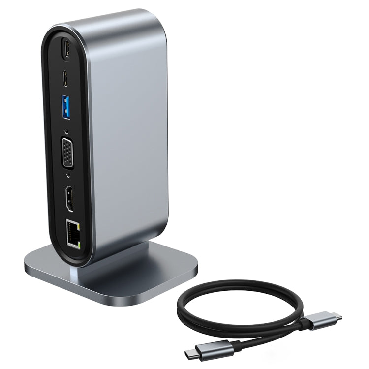 Adattatore HUB multi-interfaccia verticale USB-C/Type-C 12 in 1