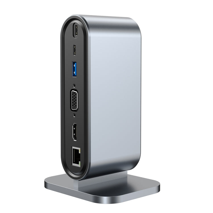 Adattatore HUB multi-interfaccia verticale USB-C/Type-C 12 in 1