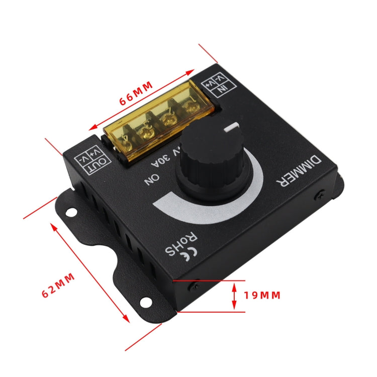 Manopola controller LED Dimmer manuale con kit terminale