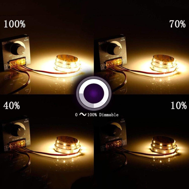 Manopola controller LED Dimmer manuale con kit terminale