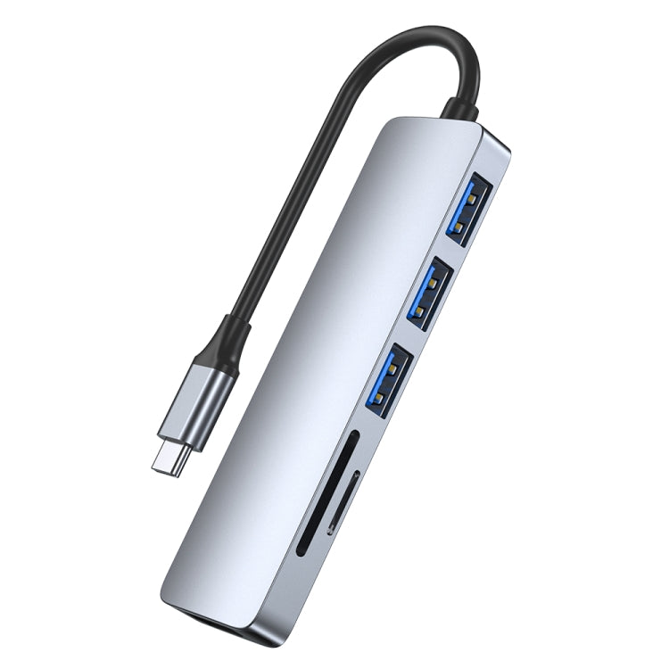 Adattatore HUB docking station USB-C 6 in 1