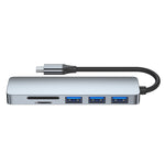 Adattatore HUB docking station USB-C 6 in 1