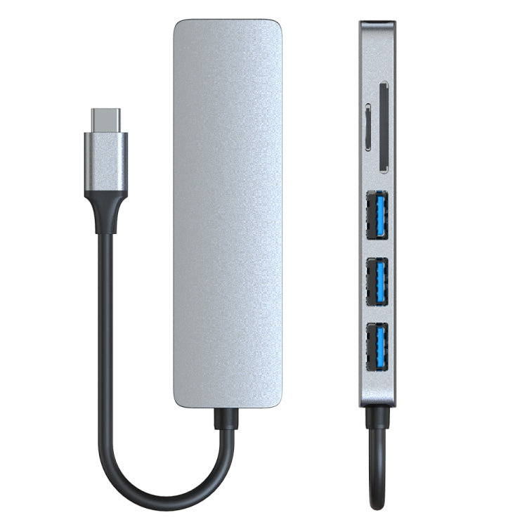 Adattatore HUB docking station USB-C 6 in 1