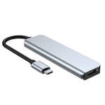 Adattatore HUB docking station USB-C a USB 5 in 1 con HDMI 4K