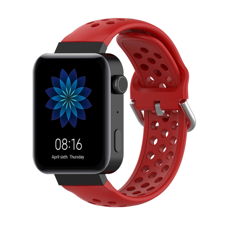 Per Xiaomi Watch / Huawei Honor S1 cinturino da polso sportivo in tinta unita da 18 mm