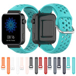 Per Xiaomi Watch / Huawei Honor S1 cinturino da polso sportivo in tinta unita da 18 mm